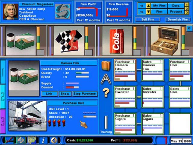 Capitalism II game screenshot - 2