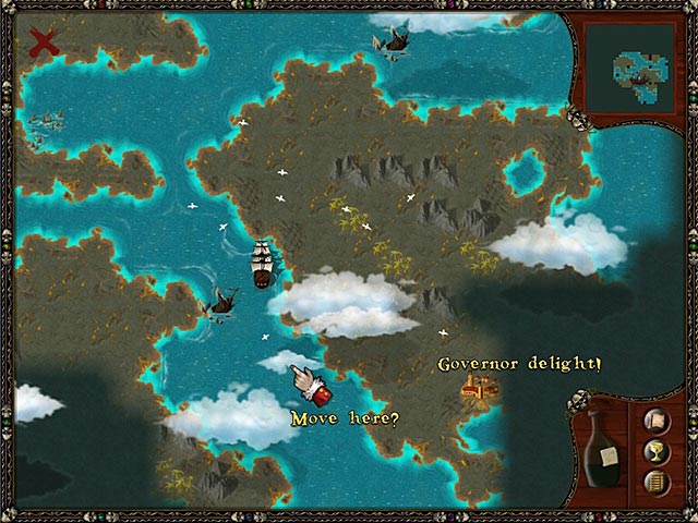 Caribbean Pirate Quest game screenshot - 1