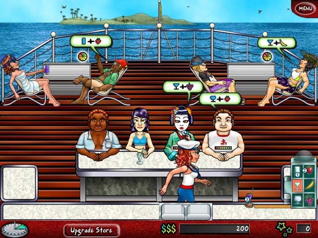 Cathy's Caribbean Club game screenshot - 1