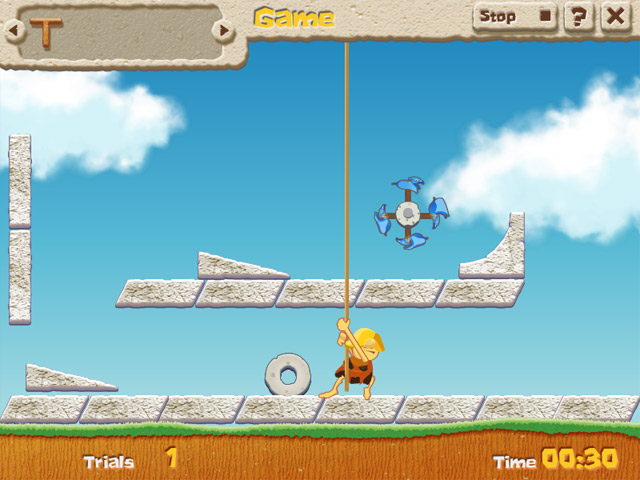 Caveman Physics game screenshot - 1