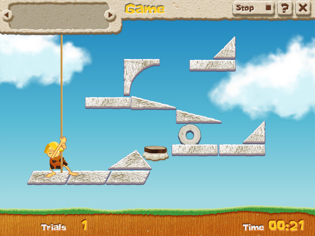 Caveman Physics game screenshot - 2