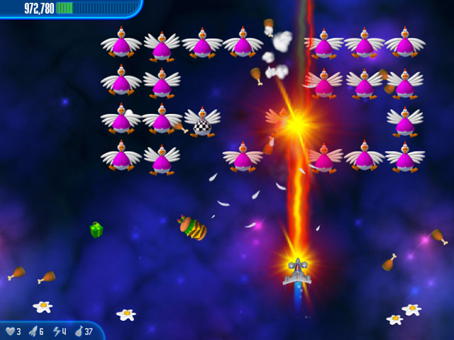Chicken Invaders 3 game screenshot - 2