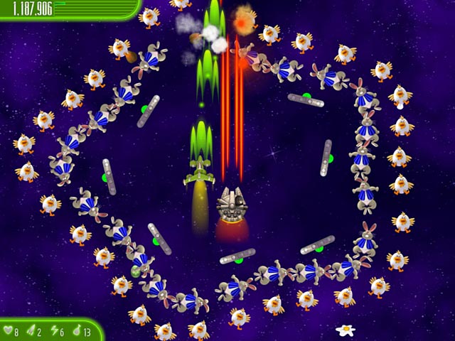 Chicken Invaders 4: Ultimate Omelette Easter Edition game screenshot - 2
