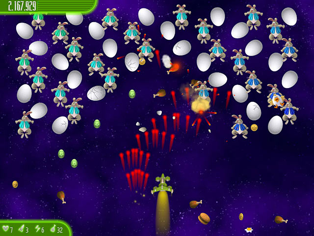 Chicken Invaders 4: Ultimate Omelette Easter Edition game screenshot - 3