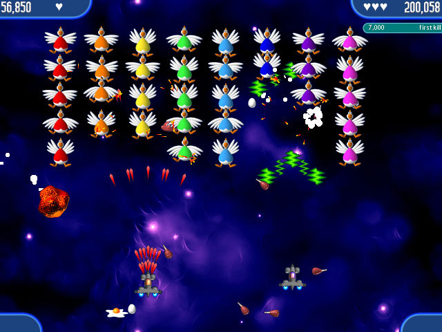 Chicken Invaders 2 game screenshot - 1