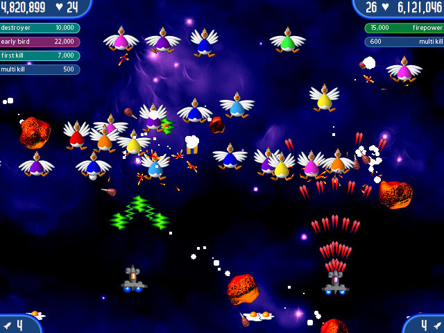 Chicken Invaders 2 game screenshot - 3
