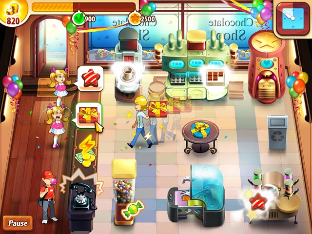 Chocolate Shop Frenzy game screenshot - 1
