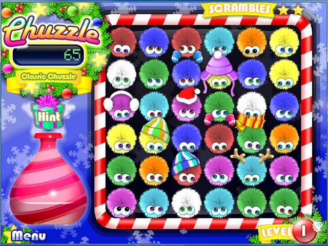 Chuzzle: Christmas Edition game screenshot - 2