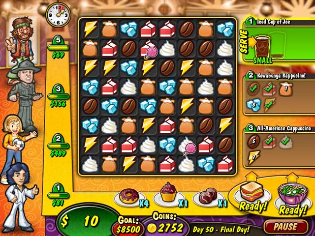 Coffee Rush game screenshot - 1