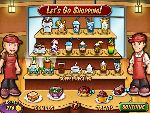 Coffee Rush game screenshot - 2