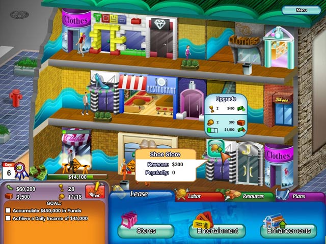 Create a Mall game screenshot - 1