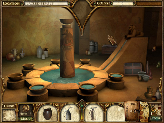 Curse of the Pharaoh: The Quest for Nefertiti game screenshot - 1