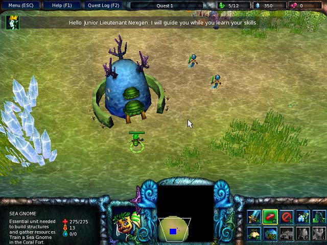 Deep Quest game screenshot - 1