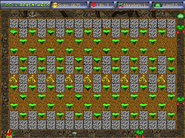 Digger Adventures game screenshot - 2