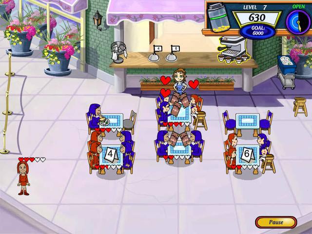 Diner Dash 2 Restaurant Rescue game screenshot - 1