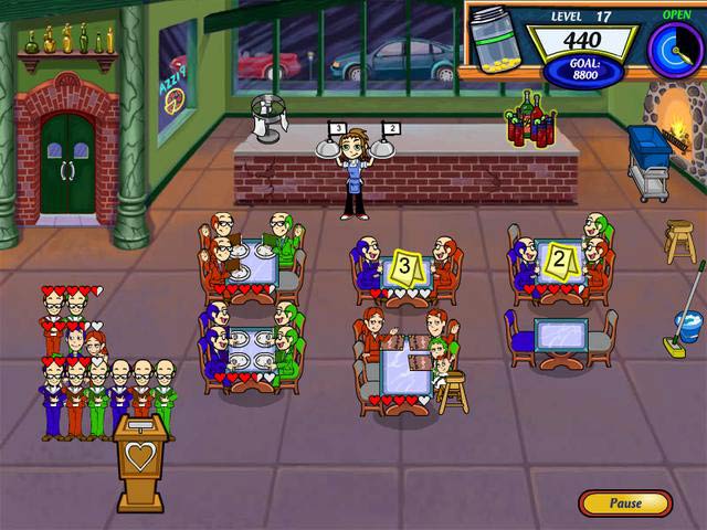 Diner Dash 2 Restaurant Rescue game screenshot - 3