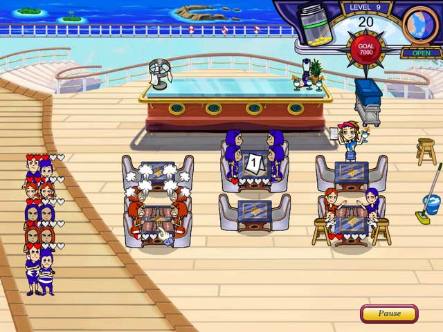 Diner Dash: Flo On The Go game screenshot - 1