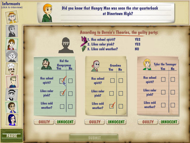 DinerTown: Detective Agency game screenshot - 3