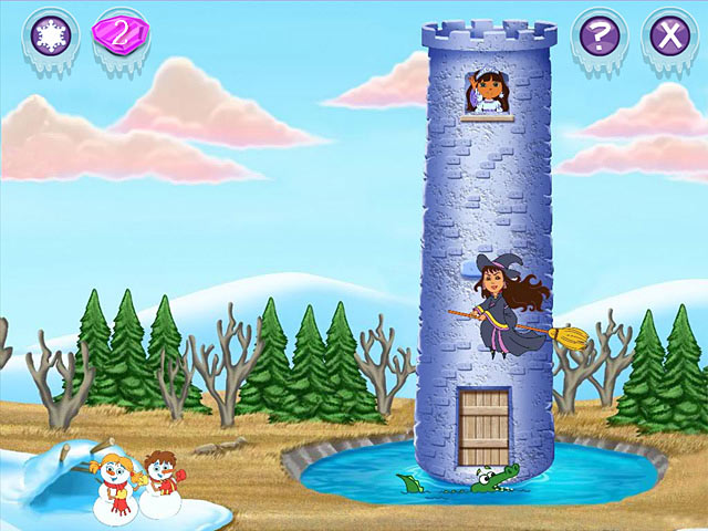 Dora Saves the Snow Princess game screenshot - 1