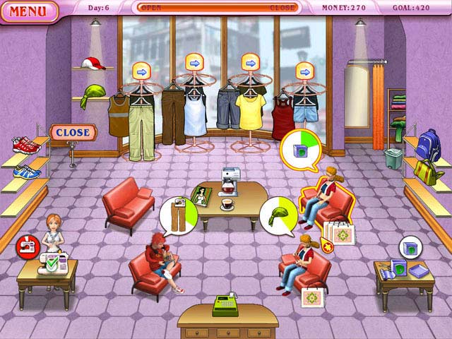 Dress Up Rush game screenshot - 1