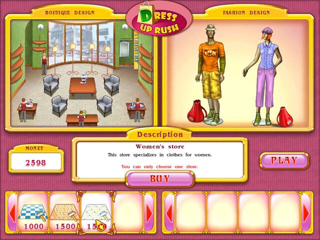 Dress Up Rush game screenshot - 3