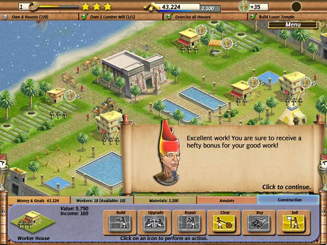 Empire Builder - Ancient Egypt game screenshot - 2