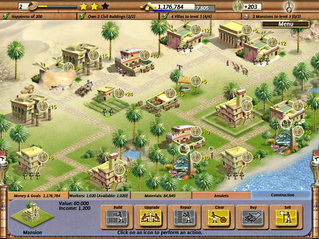 Empire Builder - Ancient Egypt game screenshot - 3