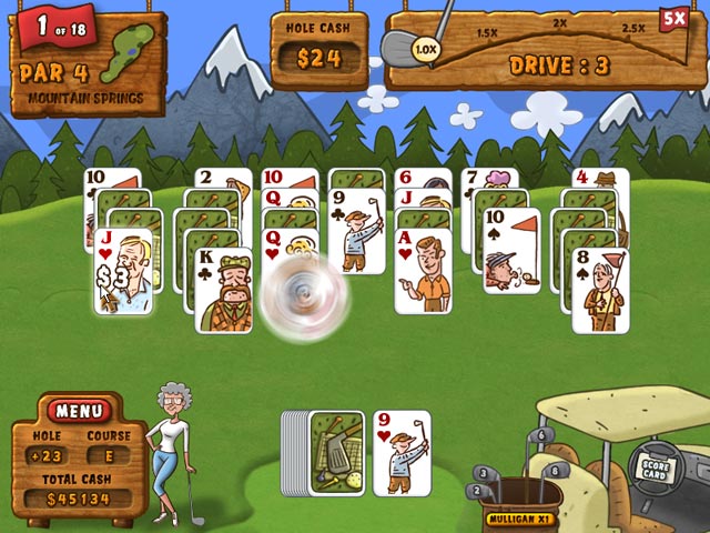 Fairway Solitaire game screenshot - 1