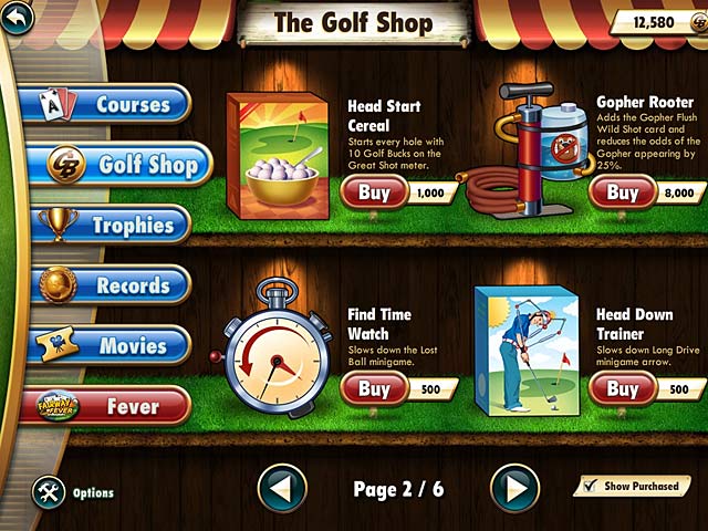 Fairway game screenshot - 2