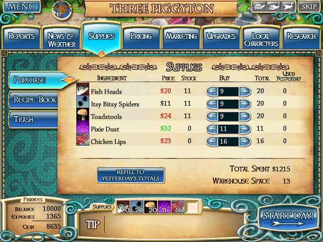 Fairy Godmother Tycoon game screenshot - 2
