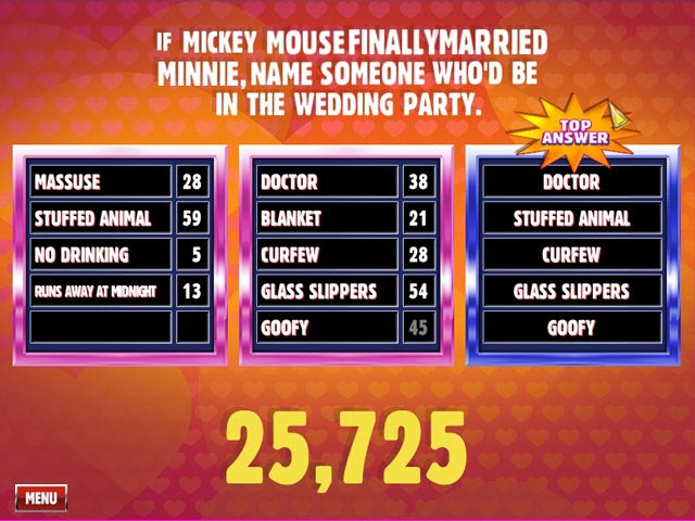 Family Feud: Battle of the Sexes game screenshot - 2