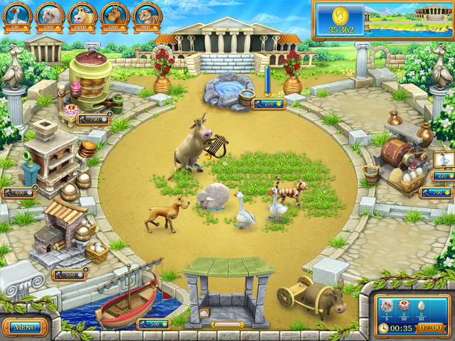 Farm Frenzy: Ancient Rome game screenshot - 1