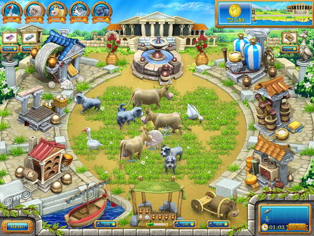 Farm Frenzy: Ancient Rome game screenshot - 2