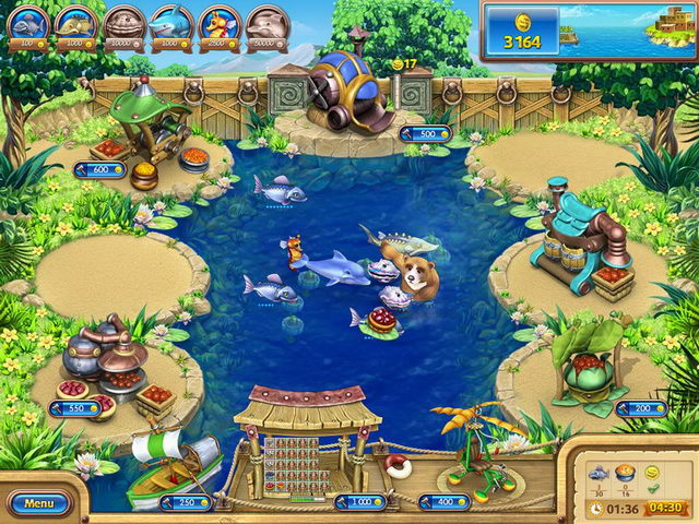 Farm Frenzy: Gone Fishing game screenshot - 1