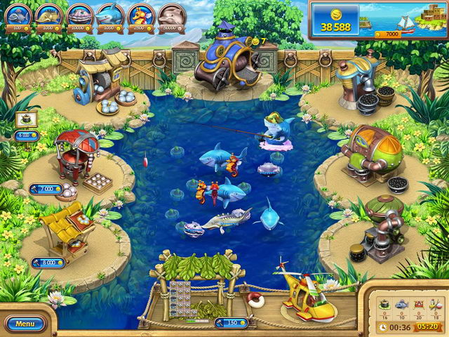 Farm Frenzy: Gone Fishing game screenshot - 2