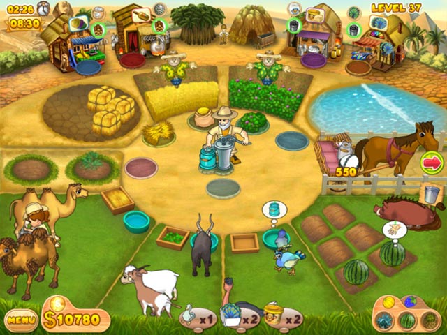 Farm Mania: Hot Vacation game screenshot - 1
