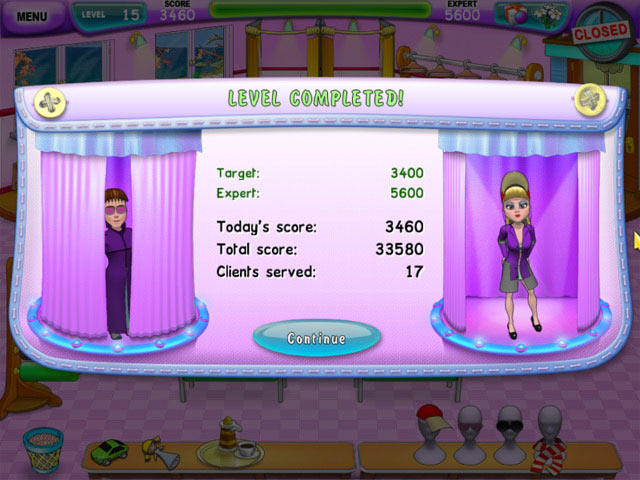 Fashion Craze game screenshot - 2