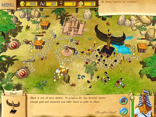 Fate of The Pharaoh game screenshot - 3