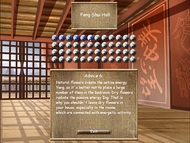 Feng Shui Mahjong game screenshot - 2