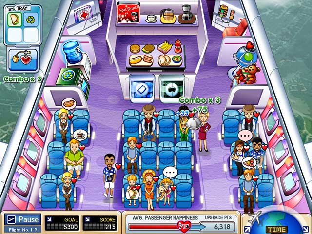 First Class Flurry game screenshot - 2