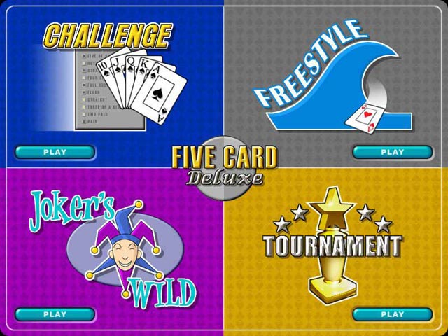 Five Card Deluxe game screenshot - 1