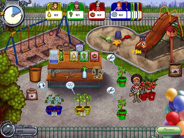 Garden Dash game screenshot - 2