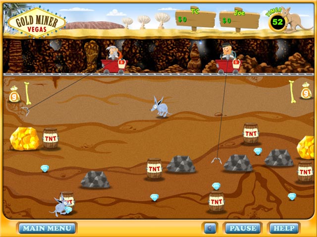 Gold Miner: Vegas game screenshot - 1