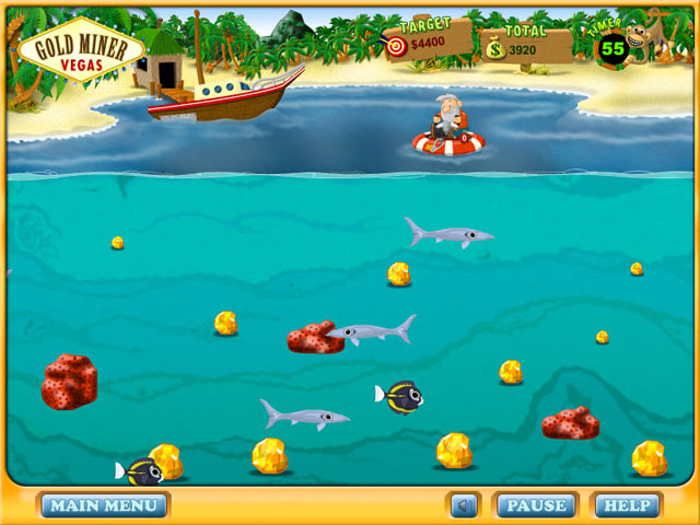 Gold Miner: Vegas game screenshot - 3