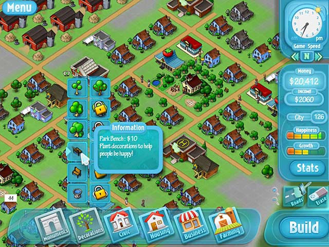 HappyVille: Quest for Utopia game screenshot - 1