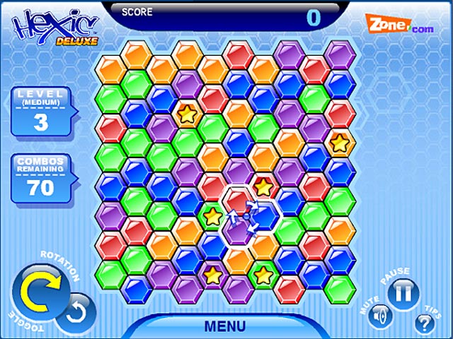 Hexic Deluxe game screenshot - 1