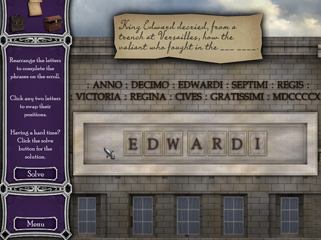 Hidden Mysteries: Buckingham Palace game screenshot - 2