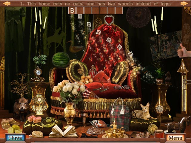 Hidden Object Crosswords game screenshot - 1