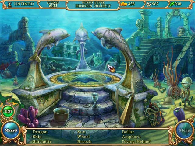 Hidden Wonders of the Depths 3: Atlantis Adventures game screenshot - 1