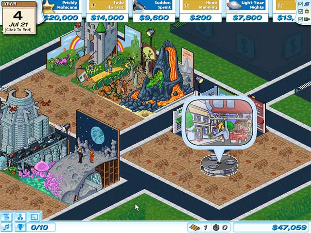 Hollywood Tycoon game screenshot - 1